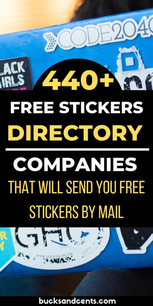 free stickers from companies