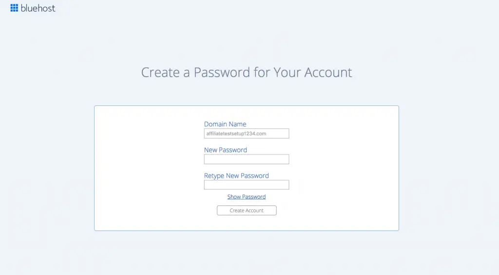 create password