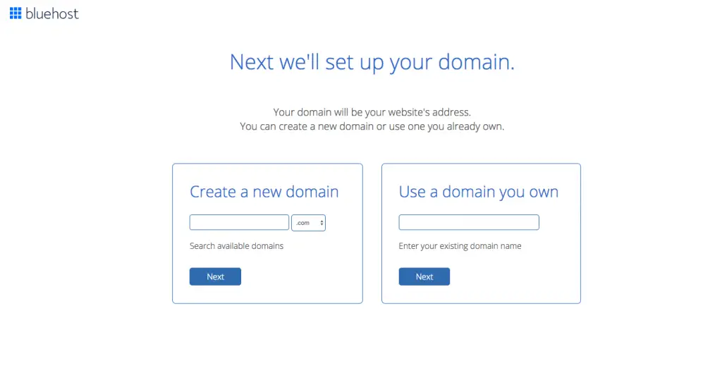 set up domain