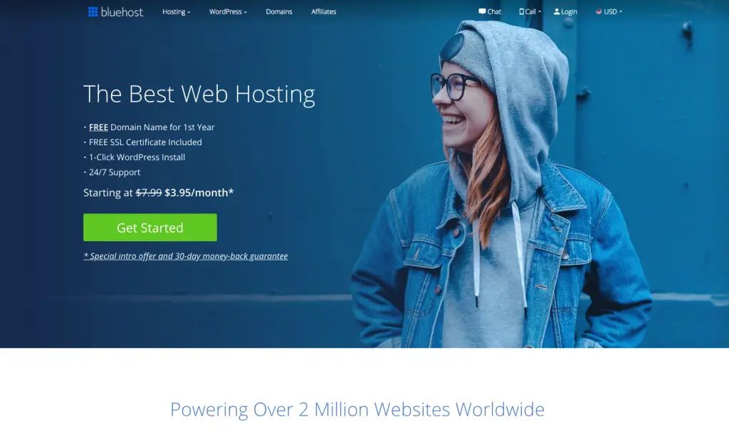 welcome to bluehost