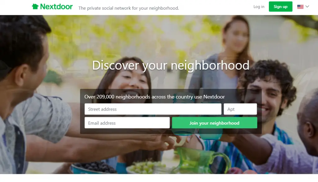 nextdoor social neighborhood network