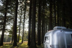 live in a travel trailer to save money