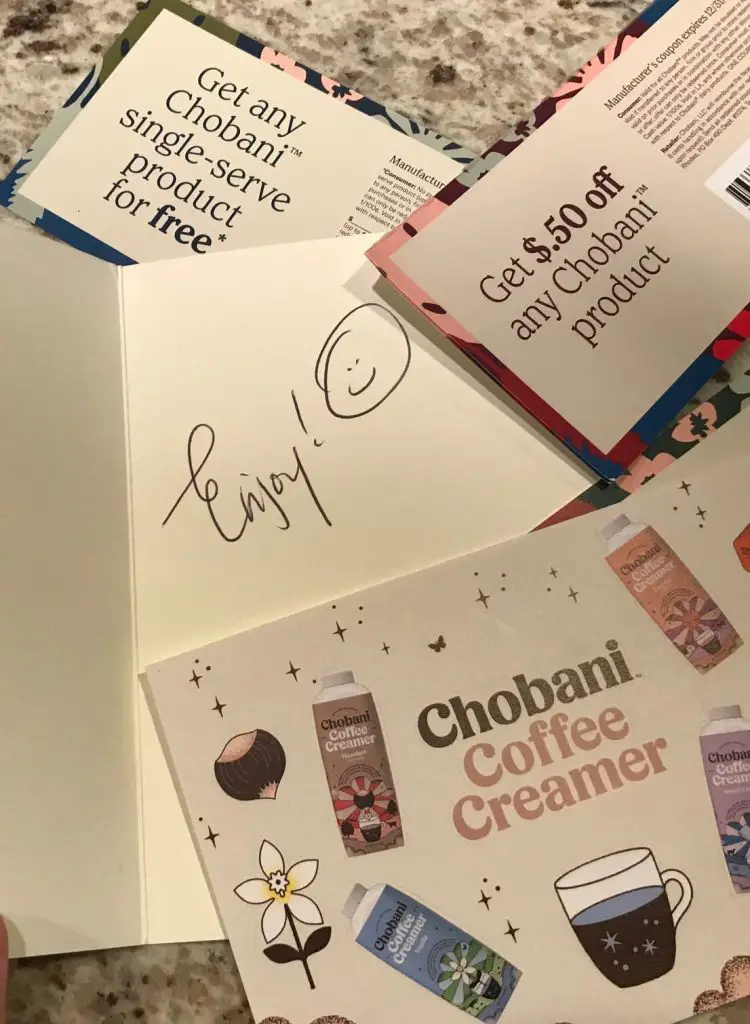 free chobani coupons & stickers