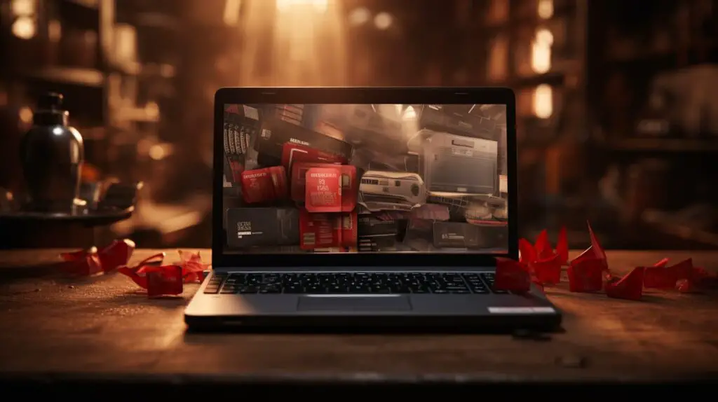 n image featuring a digital storefront with an unlocked padlock, a stylized credit card with a missing CVV field, and shadowy figures looming in the background, symbolizing potential security threats. 