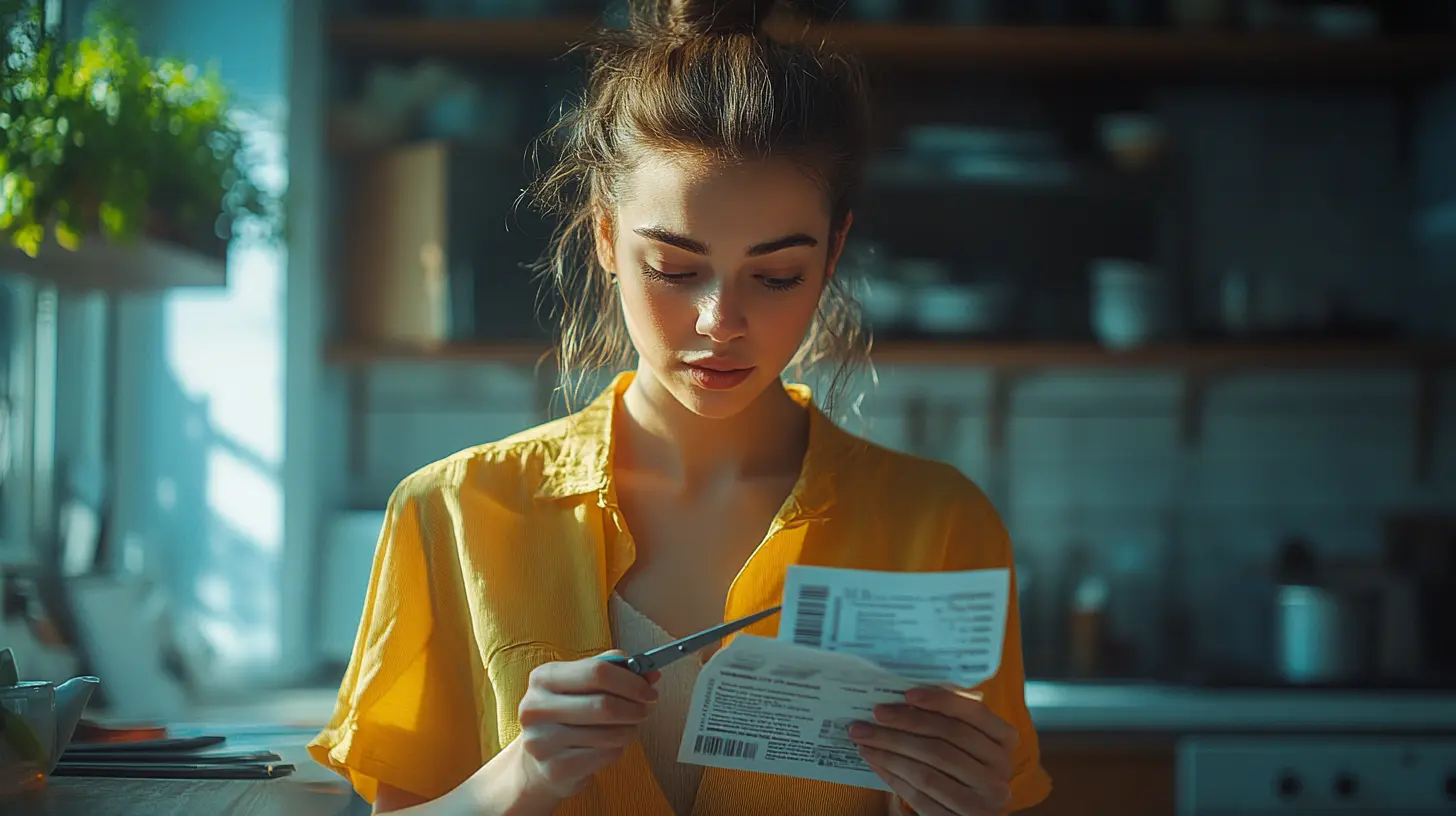woman looking at her budget and wondering how to live on 2500 to 4000 a month