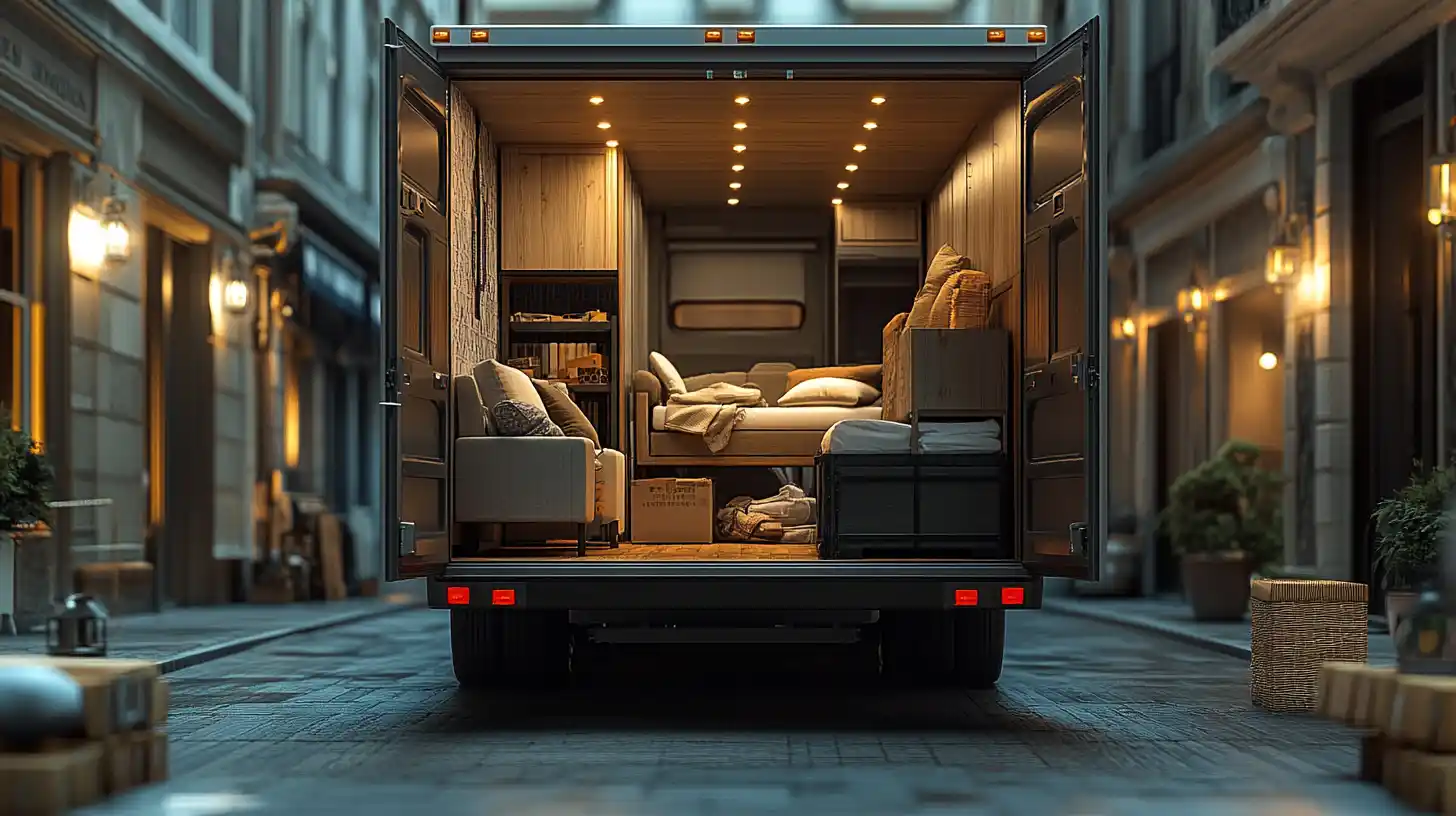 image of a moving truck