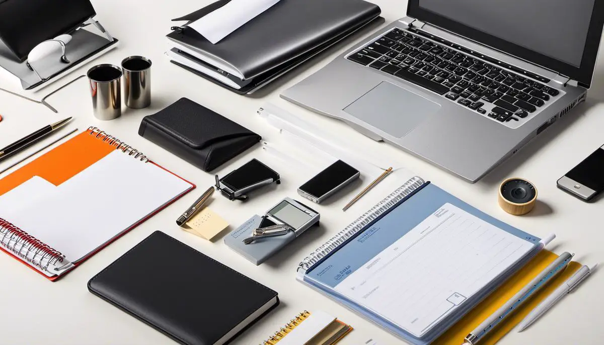 Image of various online office supplies